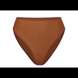 Skims Jelly Sheer Cheeky Brief, Color: Copper